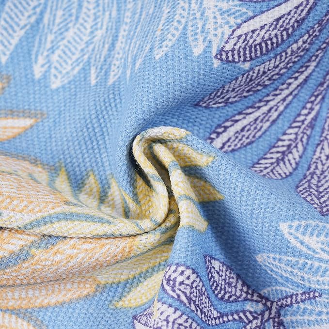 2 Pack Floral Apron for Women with Pockets, Adjustable Cotton Chef Aprons for Kitchen, Cooking, BBQ & Grill