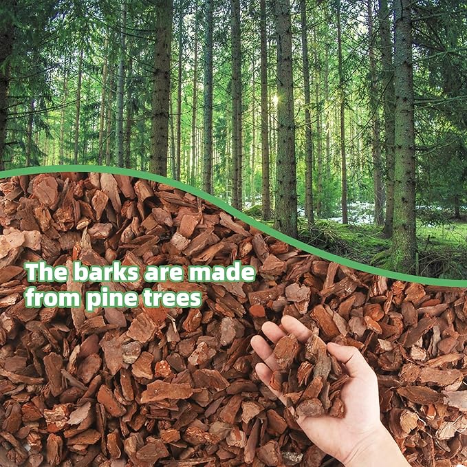 18 Quart Organic Orchid Bark for Potting-Natural Orchid Mulch for Potted Plants, Root Development of Orchid Plants and Garden Soil Amendment Mix……