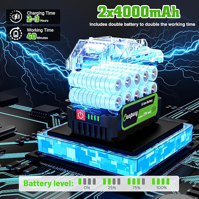 2-in-1 Brushless Electric Pole Saws for Tree Trimming,6 Inch Cordless Mini Chainsaw with Extension Pole and 2 x 4000mAh Batteries, Pole Chain Saw Gift for Men Dad Husband Fathers Gardener 2025