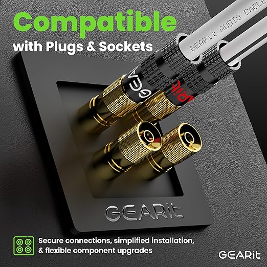 14AWG Speaker Wire, GearIT Pro Series 14 AWG Gauge Speaker Wire Cable (500 Feet / 152.4 Meters) Great Use for Home Theater Speakers and Car Speakers White