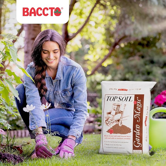 Michigan Peat 40 Pound Bag of Indoor and Outdoor Organic Planting and Potting Topsoil Mix with Perlite and Peat Mix for Gardening, 4 Pack