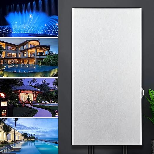 100W Low Voltage Light Transformer, 120V AC to 15V/14V/13V/12V AC Transformer, Outdoor Transformer for Low Voltage Landscape Lighting, Spotlight,Patio Lights,Pathway Light