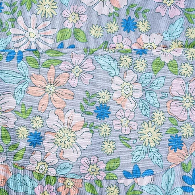 2 Pack Floral Apron for Women with Pockets, Adjustable Cotton Chef Aprons for Kitchen, Cooking, BBQ & Grill