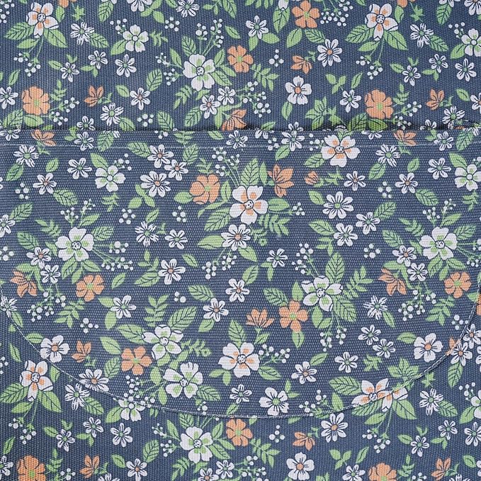 2 Pack Floral Apron for Women with Pockets, Adjustable Cotton Chef Aprons for Kitchen, Cooking, BBQ & Grill