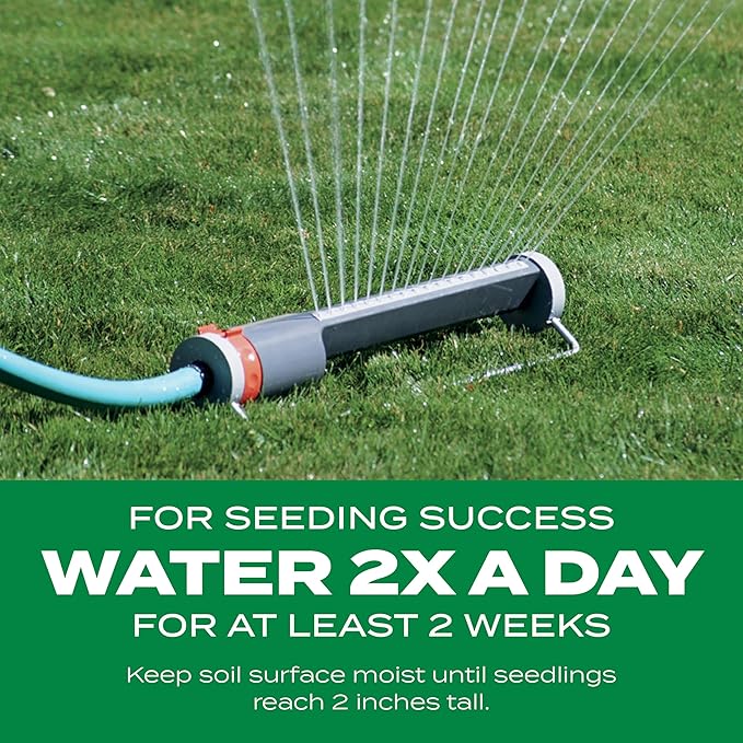 Scotts Turf Builder Thick'R Lawn Sun and Shade, Combination Seed, Fertilizer and Soil Improver, Thickens Thin Grass, 12 lbs.