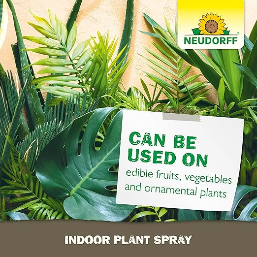 Neudorff Indoor Plant Spray for House Plants & Greenhouse, Kills Spider Mites, and Scale and 100+ Listed Insects on Contact for Organic Gardening, Contact Insecticide, Ovicide (32 oz)